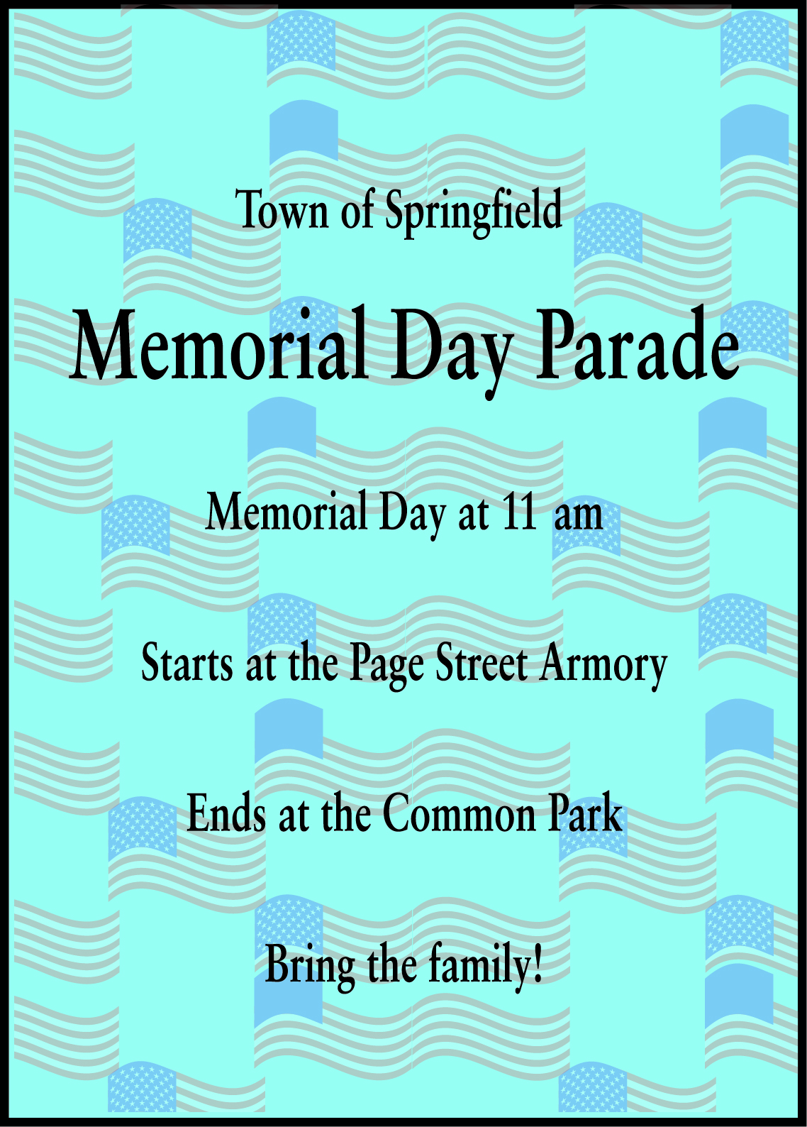 Design Project 9: Memorial Day Parade